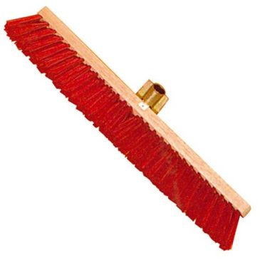Balai cantonnier 60cm pvc rouge 215