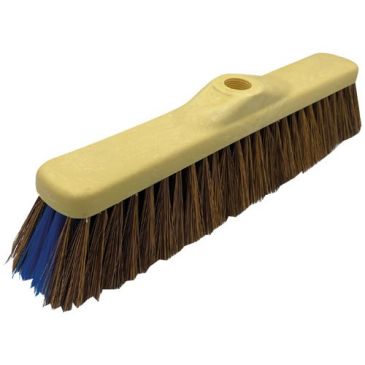 Balai en fibre coco zèbré synthétique 38 cm