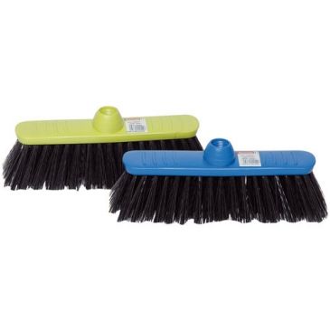 Balai fibre dure pvc noir ondulé
