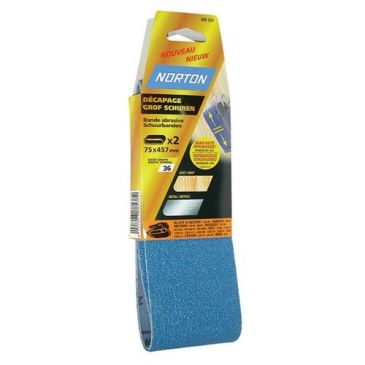 Bande lime - bande pour ponceuse portative - grain de 50 - ponçage puissant