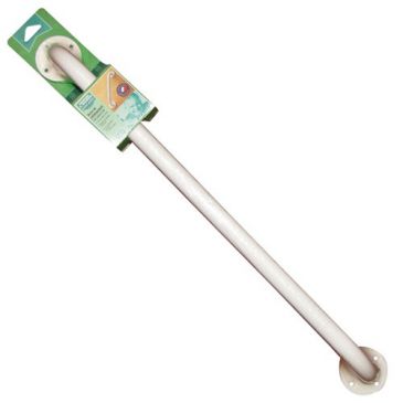 Barre d'appui 60cm époxy blanc 449861
