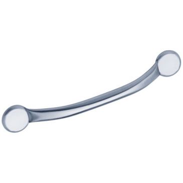 Barre d'appui monopoutre droite 43cm inox brossé