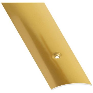 Barre de seuil à visser - L : 730 mm - l : 30 mm - acier laiton