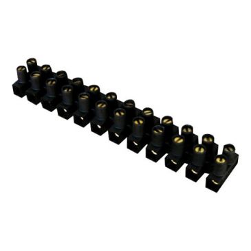 Barrette 6mm noir 12 plots vrac