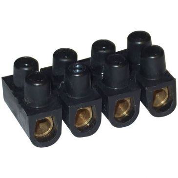 Barrette de 12 connexions 10 mm2 noir
