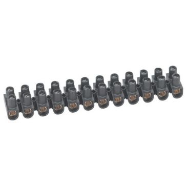 Barrette raccord 25mm2 nylbloc noir vrac