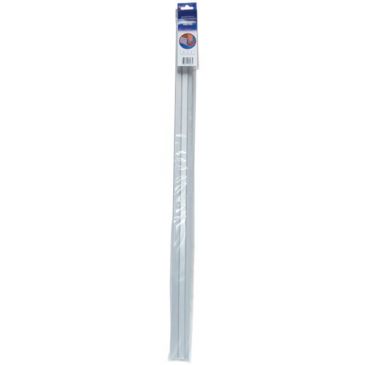 Bas de porte à clips 103cm anodisé argent
