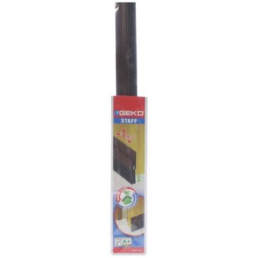 Bas de porte adhésif pvc+brosse 98cm marron