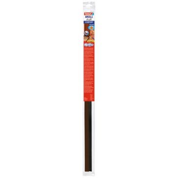 Bas de porte alu adhésif 1mx43mmx15mm brun