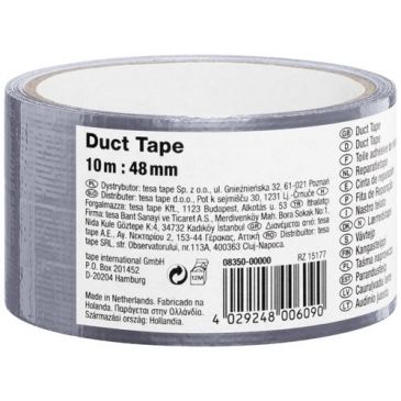 Basic adhésif toile 10mx48mm gris