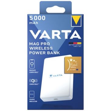 Batterie externe power bank induction 5000 mAh blanc