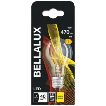 Bellalux led clair standard e27 4w chaud 470lm
