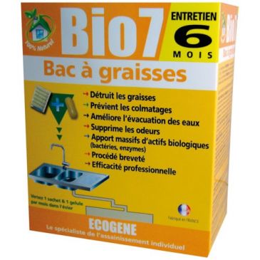 Bio7 spécial graisses - 6 doses