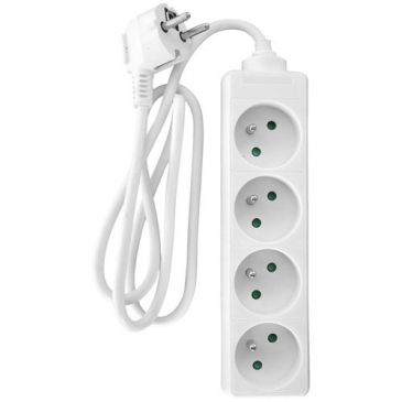 Bloc 4 prises 2p+t 16a blanc