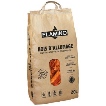 Bois d'allumage 20 l sac kraft