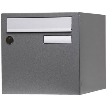 Boite aux lettres normalisee 1 porte exterieur acier