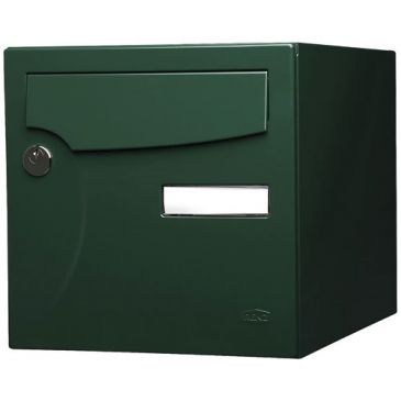 boite aux lettres normalisee 1 porte exterieur verte
