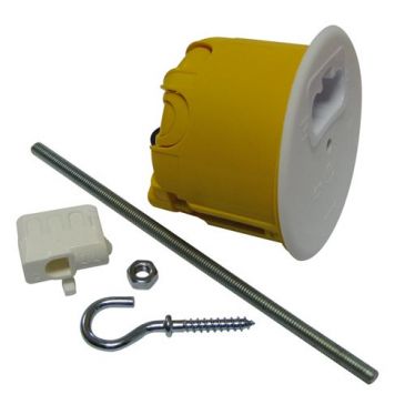 Boîte à encastrer - Batibox - cloisons sèche - fiche luminaire - D: 67 mm  