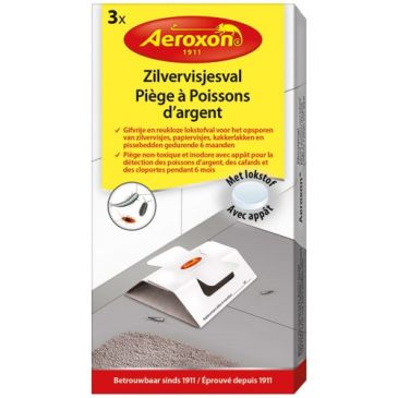 Piège adhésif à poisson d'argent - lot de 3 pièges