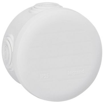 Boite de dérivation - ronde - 70 mm x45 mm - blanc