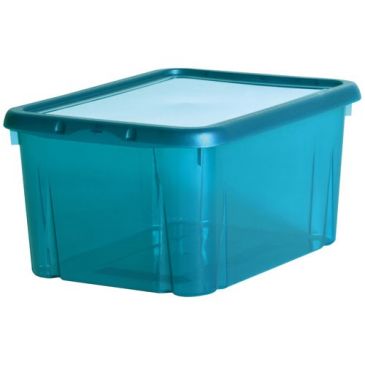 Boîte de rangement Funny box 8l bleu canard