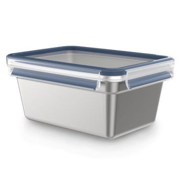 Boîte rectangulaire 2 L - Clip & Close Inox