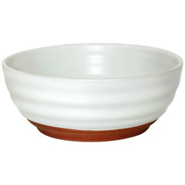 Bol à Poké Bowl 1 L Blanc & Terracotta - Fuji