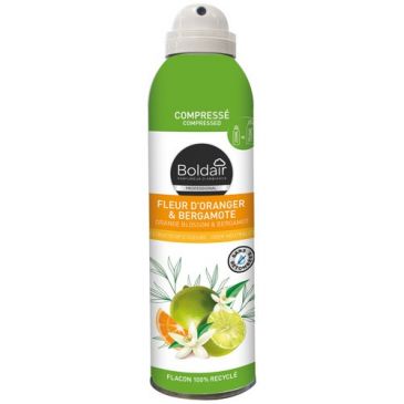 Boldair désodorisant fleur d'oranger et bergamote 250 ml