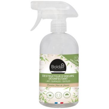 Gel destructeur d'odeurs désinfectant parfum bambou jasmin 500 ml