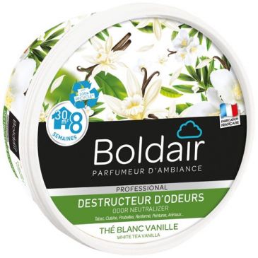 Gel destructeur d'odeurs 300 g - Thé Blanc Vanille