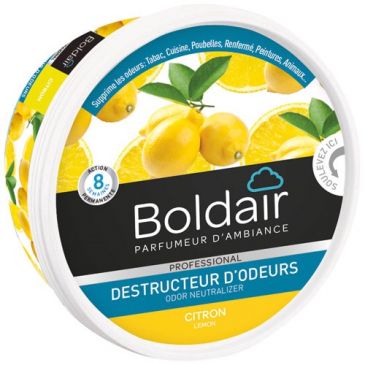 Boldair gel destructeur d'odeurs citron 300g