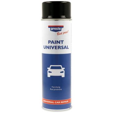 Bombe peinture 500 ml noir brillant