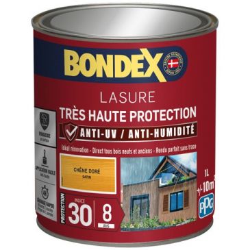 Bondex lasure ind 30 / 8 ans 1 L chêne doré