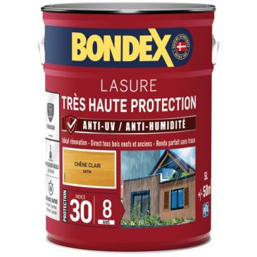 Bondex lasure ind 30 / 8 ans 5 L chêne clair