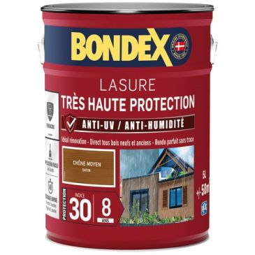 Bondex lasure ind 30 / 8 ans 5 L chêne moyen
