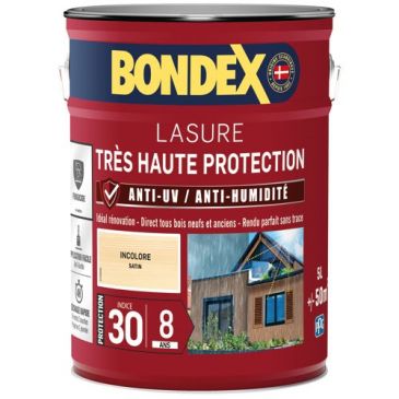 Bondex lasure ind 30 / 8 ans 5 L incolore