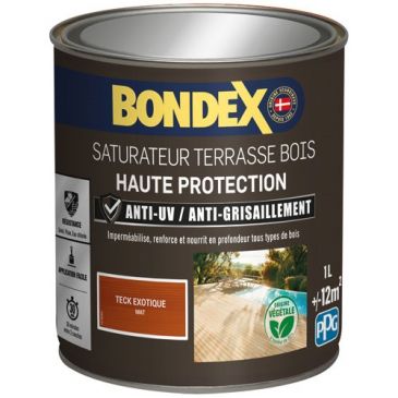 Saturateur Terrasse Bois 1 L Mat - Teck Exotique