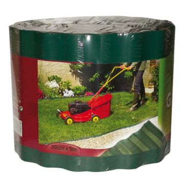 Bordure gazon hauteur 20cm x9m vert