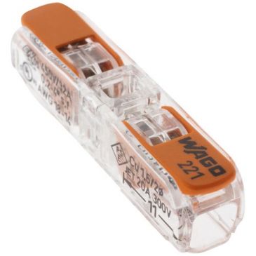 Borne wago serie 221 inline sachet de 10