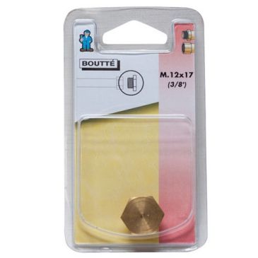 Bouchon mâle 12x17 laiton sc