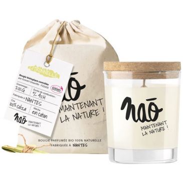 BOUGIE BIO NAO 200GR CITRONNELLE