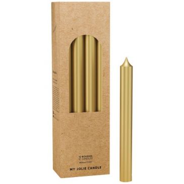 Bougie droite or