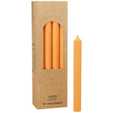 Bougie droite orange