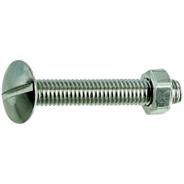 Boulon inox a2 poelier 6 x 20 mm sachet de 10