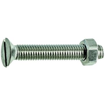 Boulon inox a4 tête fraisée 4 x 30 mm sachet de 18