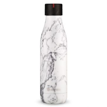 Bouteille isotherme 500 ml Marbré Blanc & Noir - Bottle'Up Urban