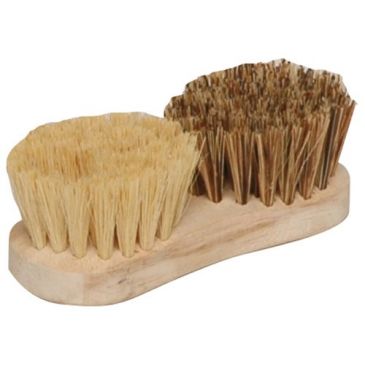 Brosse à légumes 13cm bois fibre naturelle