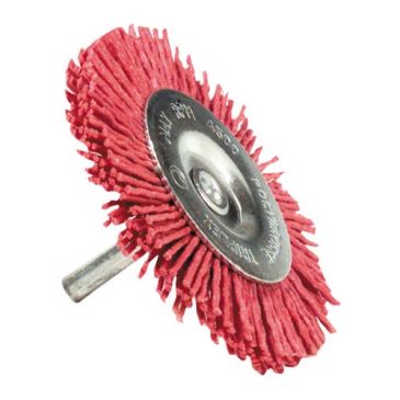 Brosse circulaire - Essential - fil nylon rouge - spécial bois - GR80 - D :