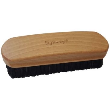 Brosse habit cintre vernie soie noire