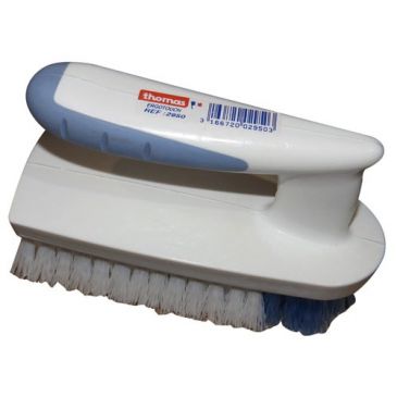 Brosse à main - fer à repasser - Ergotouch - fibre blanche tête renforcée b